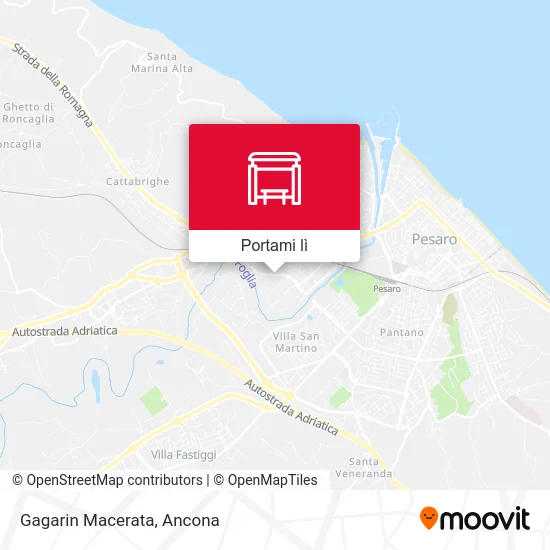 Mappa Gagarin Macerata