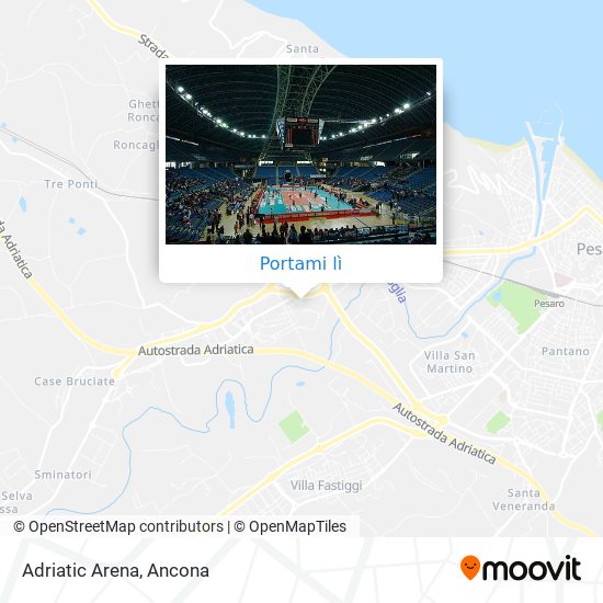 Mappa Adriatic Arena