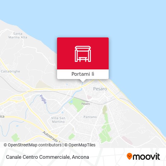 Mappa Canale Centro Commerciale