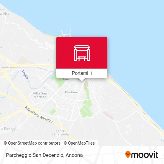 Mappa Parcheggio San Decenzio