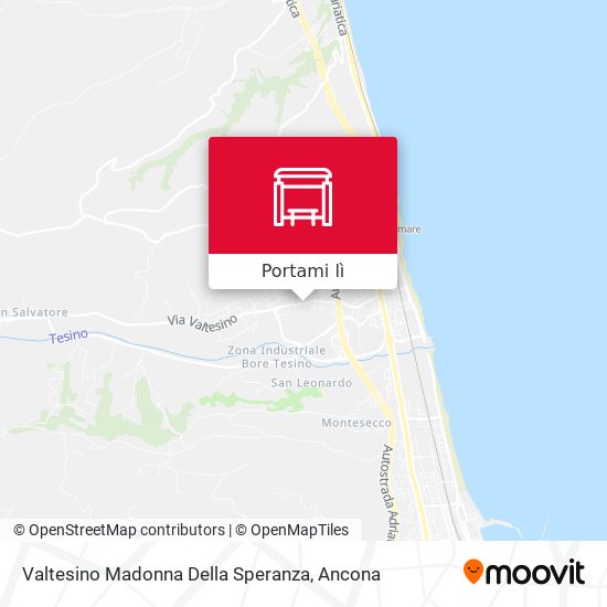 Mappa Valtesino Madonna Della Speranza