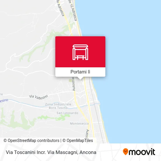 Mappa Via Toscanini Incr. Via Mascagni