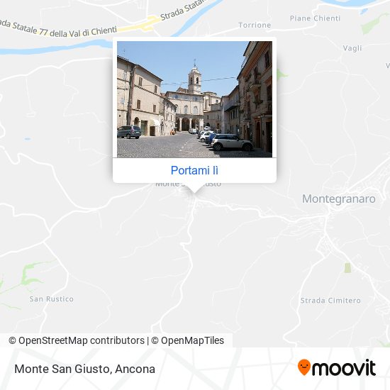 Mappa Monte San Giusto