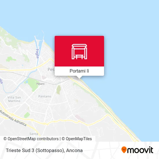 Mappa Trieste Sud 3 (Sottopasso)