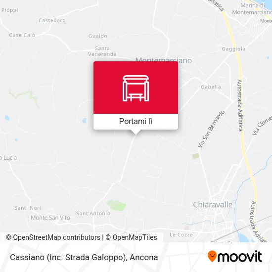 Mappa Cassiano (Inc. Strada Galoppo)