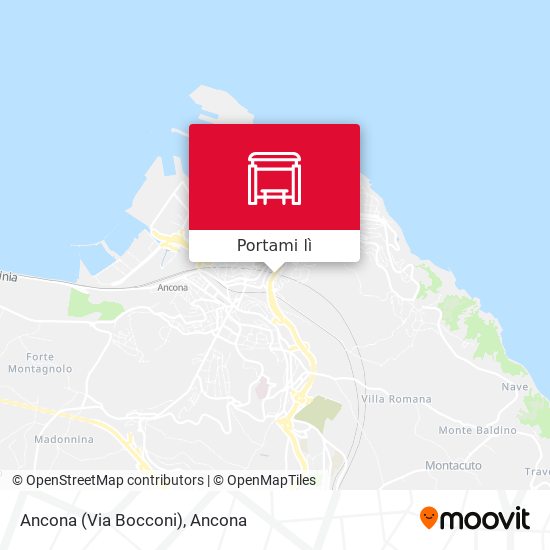 Mappa Ancona (Via Bocconi)