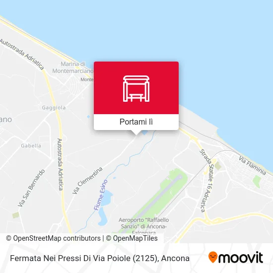 Mappa Fermata Nei Pressi Di Via Poiole (2125)