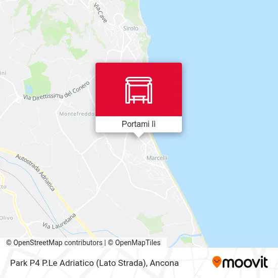 Mappa Park P4 P.Le Adriatico (Lato Strada)