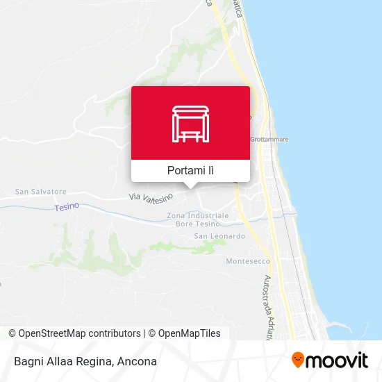 Mappa Bagni Allaa Regina