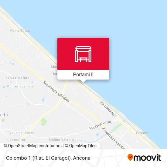Mappa Colombo 1 (Rist. El Garagol)