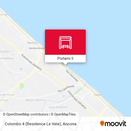 Mappa Colombo 4 (Residence Le Vele)