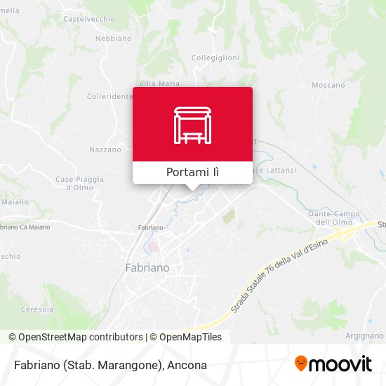 Mappa Fabriano (Stab. Marangone)