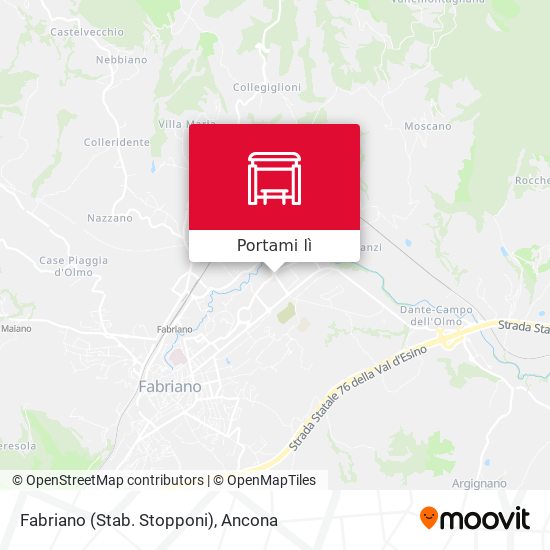 Mappa Fabriano (Stab. Stopponi)