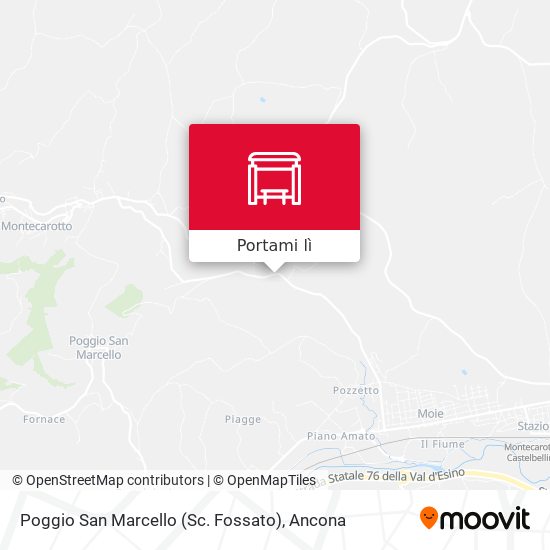 Mappa Poggio San Marcello (Sc. Fossato)