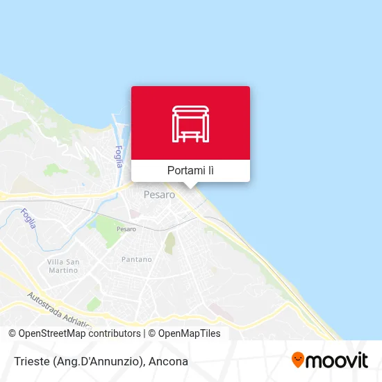 Mappa Trieste (Ang.D'Annunzio)