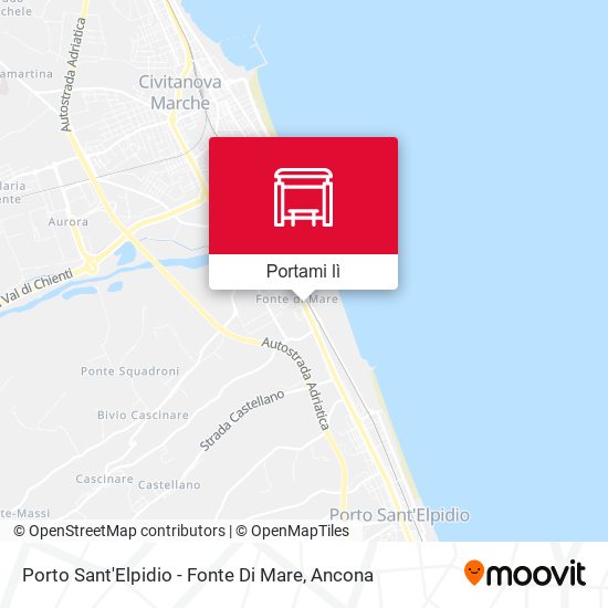 Mappa Porto Sant'Elpidio -  Fonte Di Mare