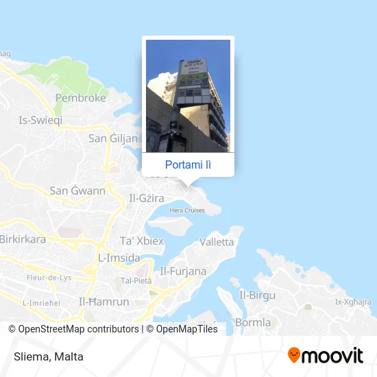Mappa Sliema