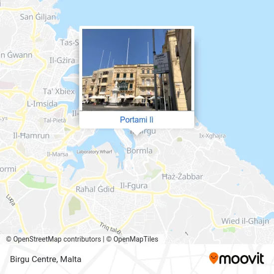 Mappa Birgu Centre