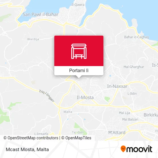 Mappa Mcast Mosta