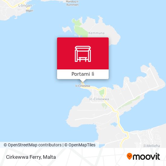 Mappa Cirkewwa Ferry