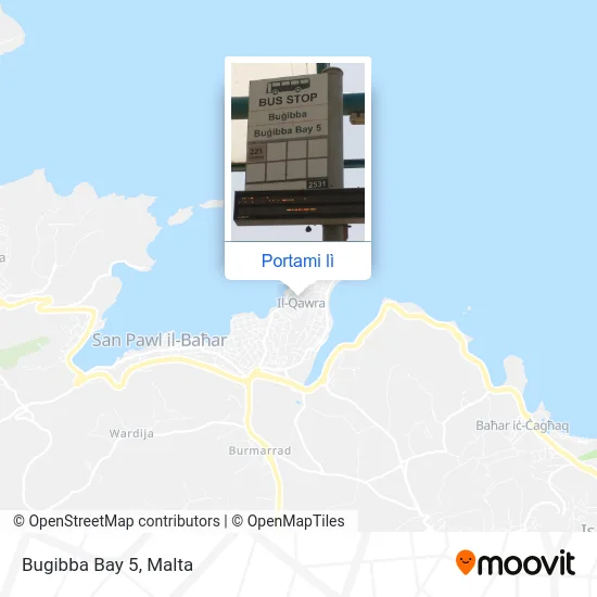 Mappa Bugibba Bay 5
