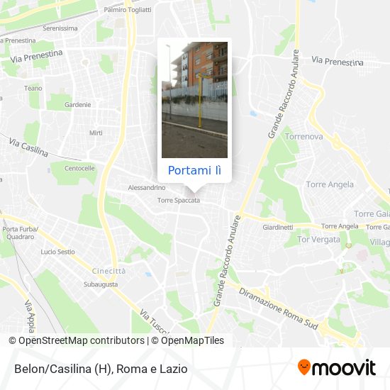 Mappa Belon/Casilina (H)