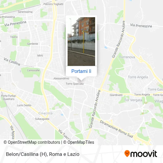 Mappa Belon/Casilina (H)