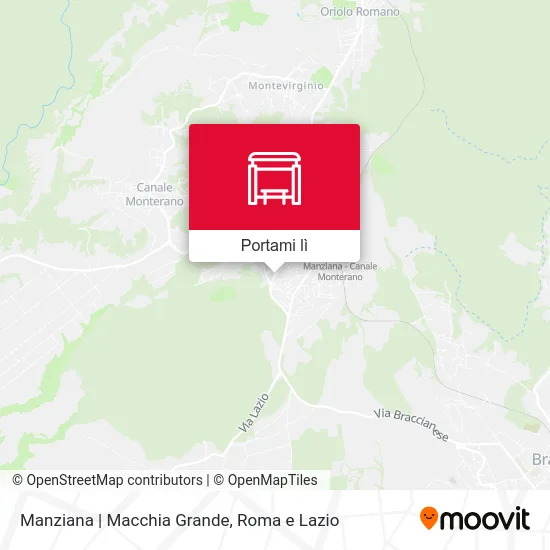 Mappa Manziana | Macchia Grande