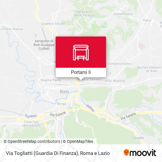Mappa Via Togliatti (Guardia Di Finanza)