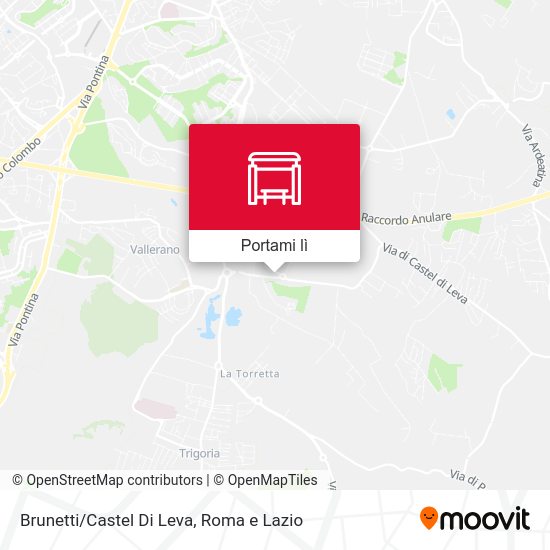 Mappa Brunetti/Castel Di Leva