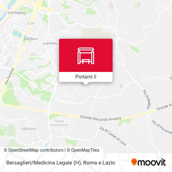 Mappa Bersaglieri / Medicina Legale (H)