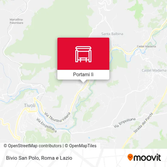 Mappa Bivio San Polo
