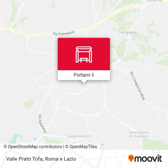Mappa Valle Prato Tofa