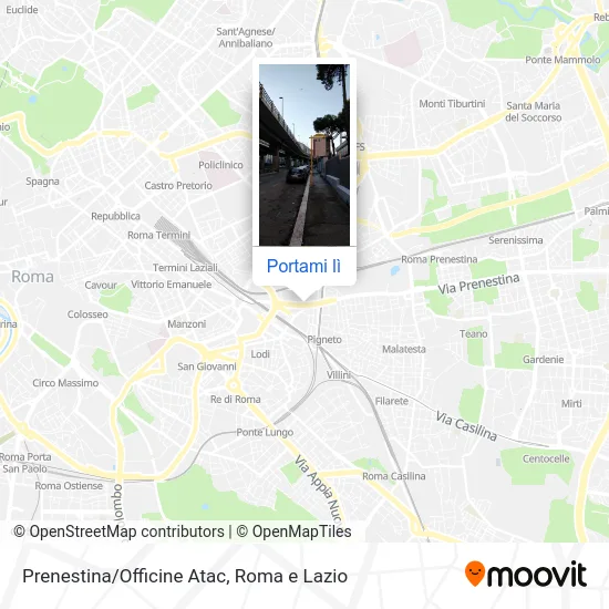 Mappa Prenestina/Officine Atac