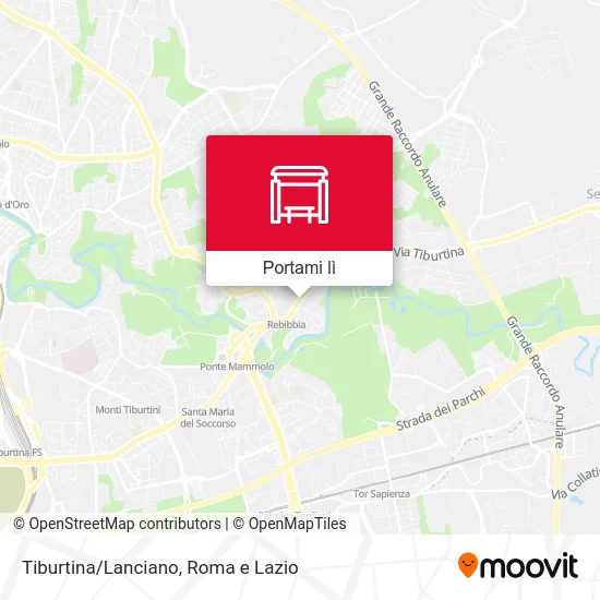 Mappa Tiburtina/Lanciano