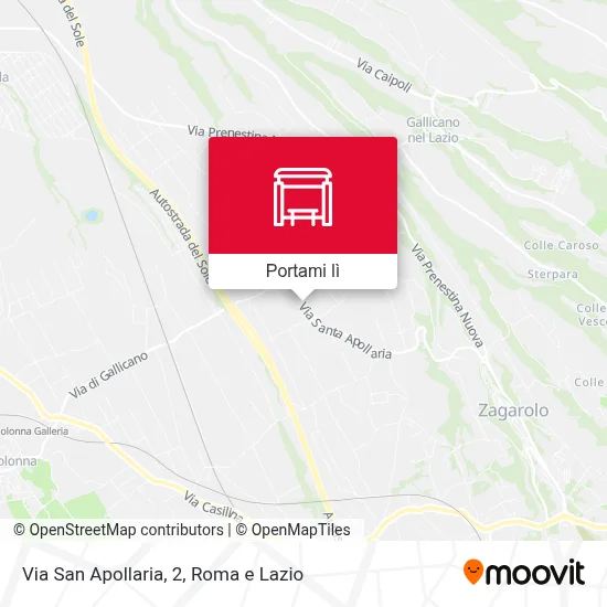 Mappa Via San Apollaria, 2