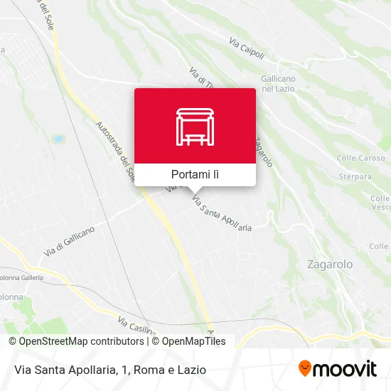 Mappa Via Santa Apollaria, 1