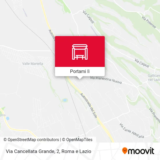 Mappa Via Cancellata Grande, 2
