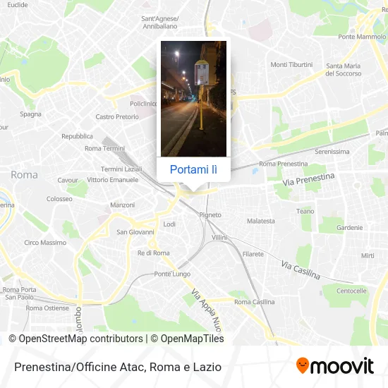 Mappa Prenestina/Officine Atac