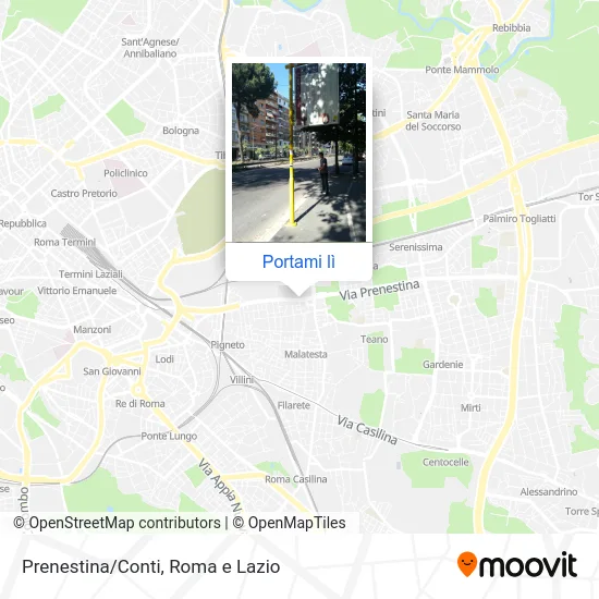 Mappa Prenestina/Conti