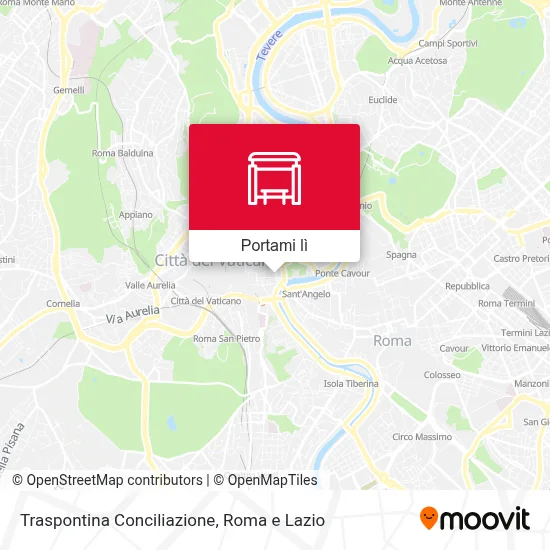 Mappa Traspontina Conciliazione