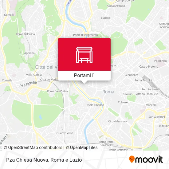 Mappa Pza Chiesa Nuova