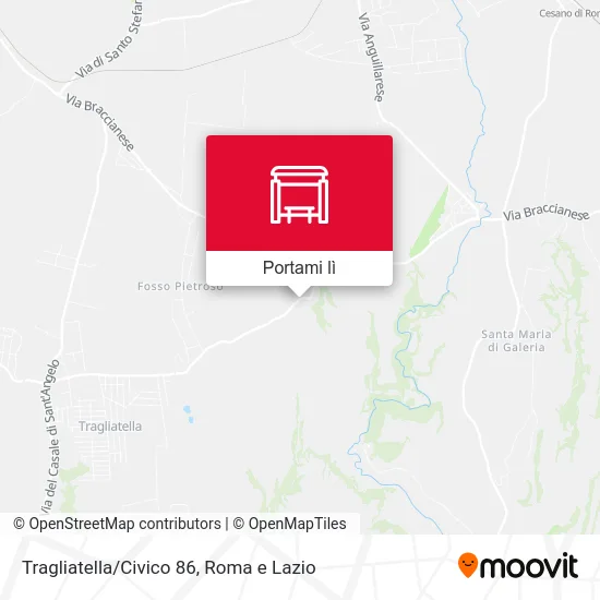 Mappa Tragliatella/Civico 86