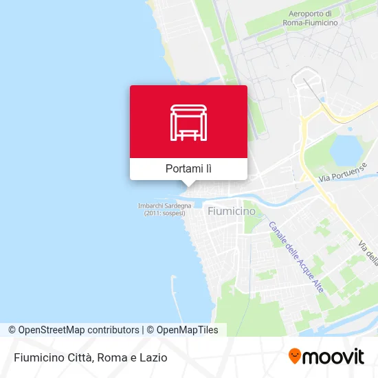 Mappa Fiumicino Città