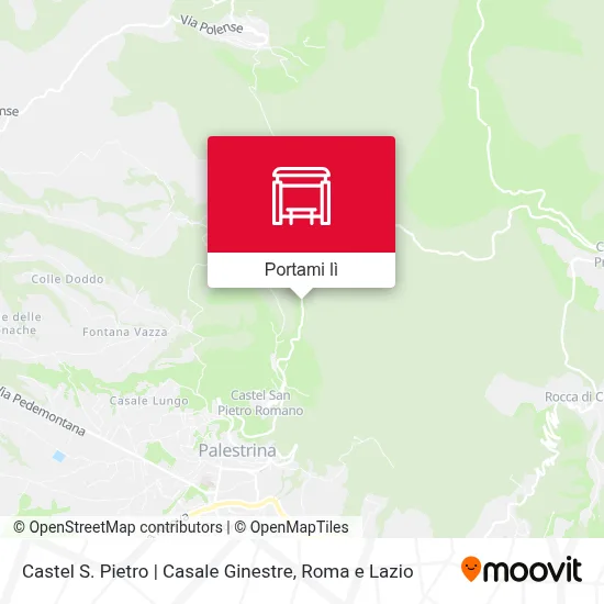 Mappa Castel S. Pietro | Casale Ginestre