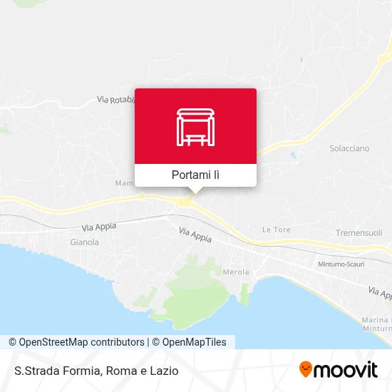 Mappa S.Strada Formia