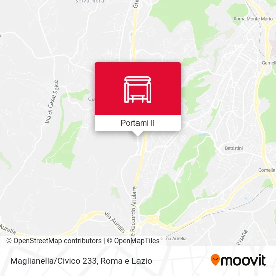 Mappa Maglianella/Civico 233