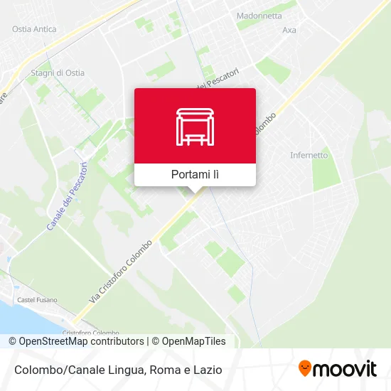 Mappa Colombo/Canale Lingua