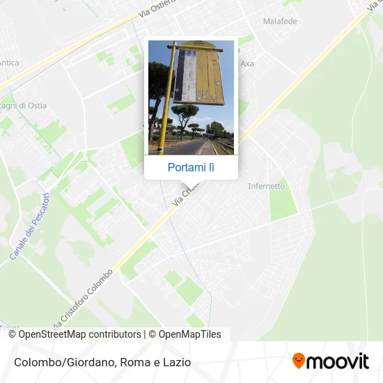 Mappa Colombo/Giordano