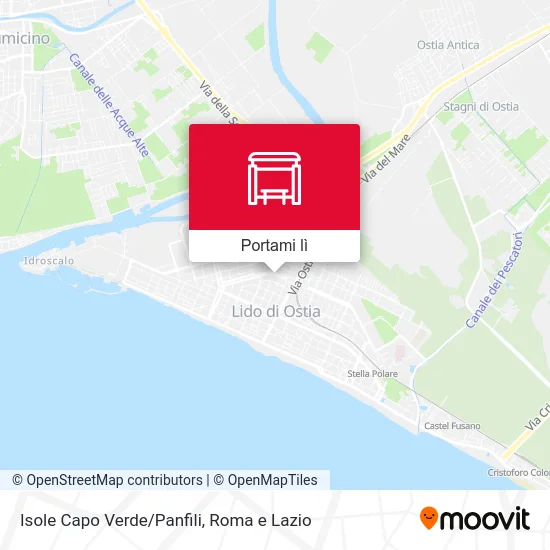 Mappa Isole Capo Verde/Panfili